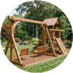 Swing seat professionally sealed